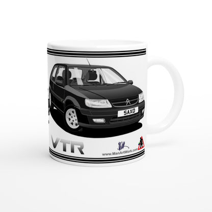 Citroen Saxo VTR Mk1 in Black Art Mug