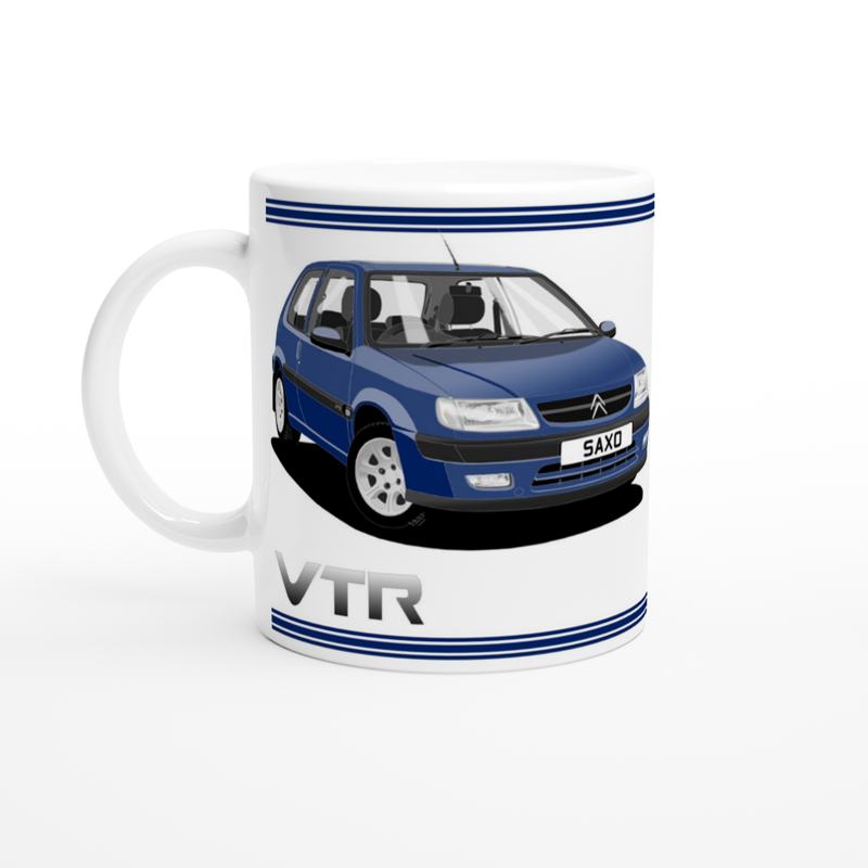 Citroen Saxo VTR Mk1 in Blue Art Mug