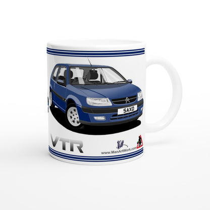 Citroen Saxo VTR Mk1 in Blue Art Mug