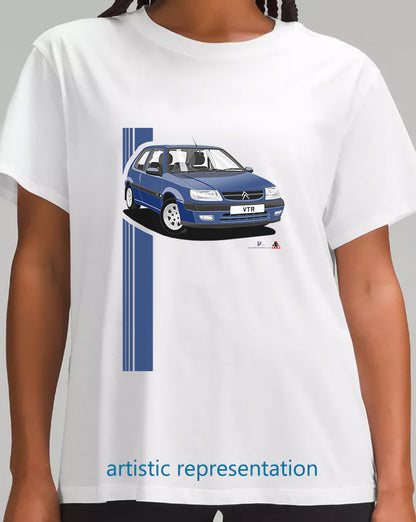 Citroen Saxo VTR Mk1 Blue Art T Shirt