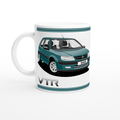 Citroen Saxo VTR Mk1 in Green Art Mug