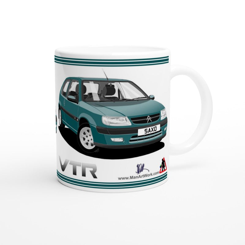 Citroen Saxo VTR Mk1 in Green Art Mug