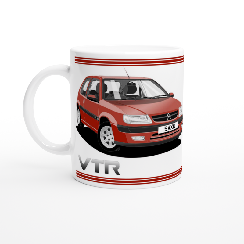 Citroen Saxo VTR Mk1 in Red Art Mug