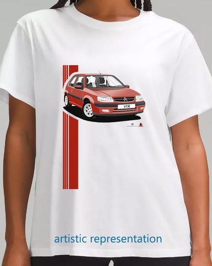 Citroen Saxo VTR Mk1 Red Art T Shirt