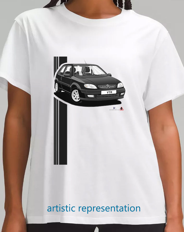 Citroen Saxo VTR Mk2 Black Art T Shirt