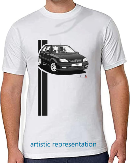 Citroen Saxo VTR Mk2 Black Art T Shirt