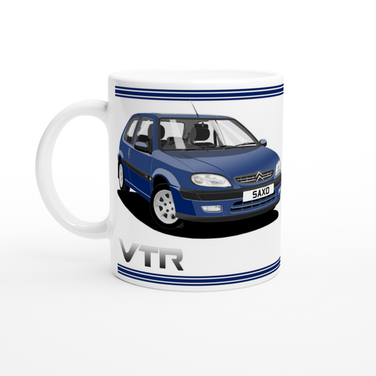 Citroen Saxo VTR Mk2 in Blue Art Mug