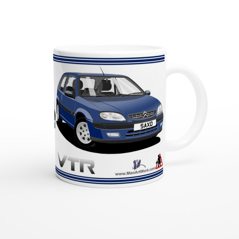 Citroen Saxo VTR Mk2 in Blue Art Mug