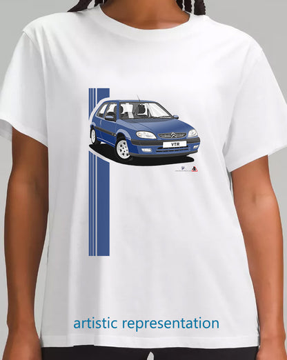 Citroen Saxo VTR Mk2 Blue Art T Shirt