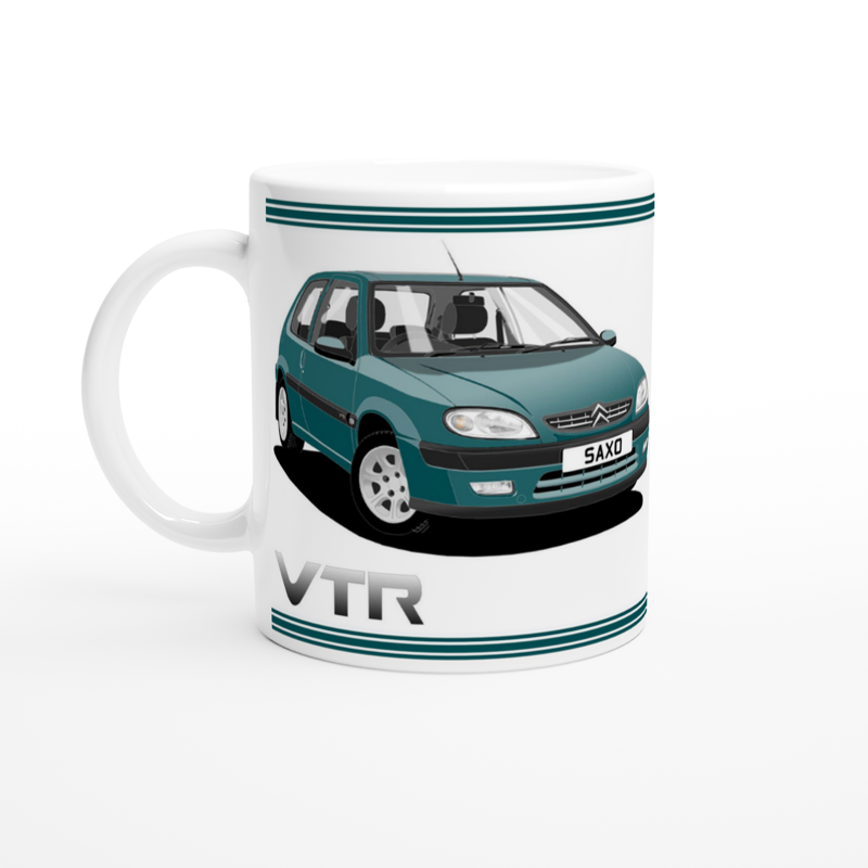 Citroen Saxo VTR Mk2 in Green Art Mug