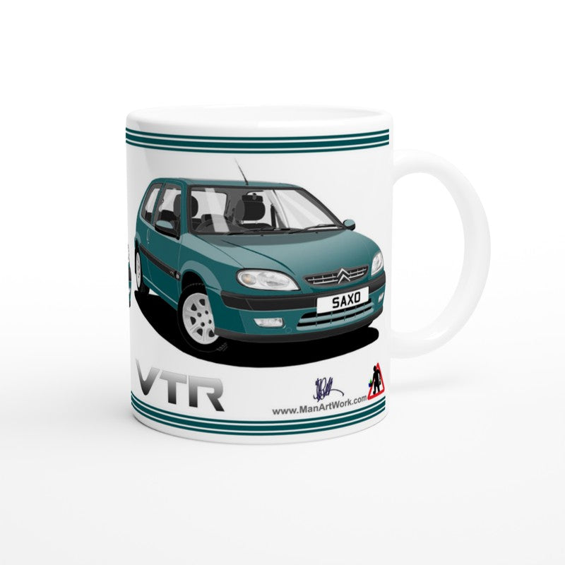 Citroen Saxo VTR Mk2 in Green Art Mug