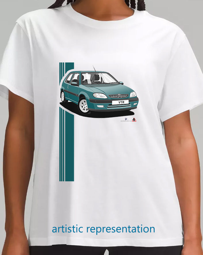 Citroen Saxo VTR Mk2 Green Art T Shirt