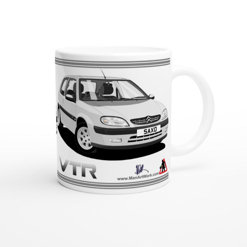 Citroen Saxo VTR Mk2 in Silver Art Mug