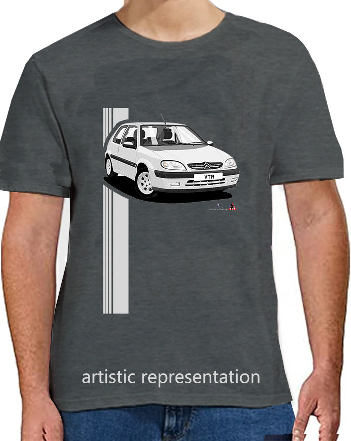 Citroen Saxo VTR Mk2 Silver Art T Shirt