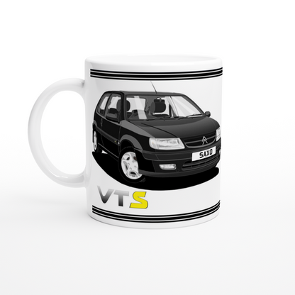 Citroen Saxo VTS Mk1 in Black Art Mug