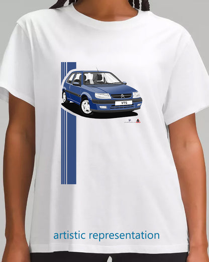 Citroen Saxo VTS Mk1 Blue Art T Shirt