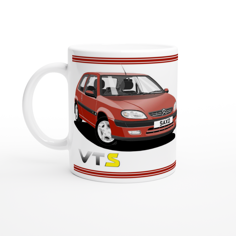 Citroen Saxo VTS Mk2 in Red Art Mug