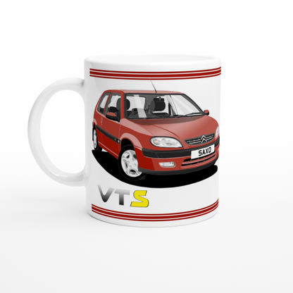 Citroen Saxo VTS Mk2 in Red Art Mug