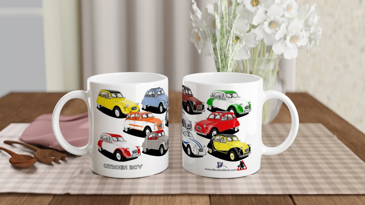 Citroen 2CV Multi Car Mug