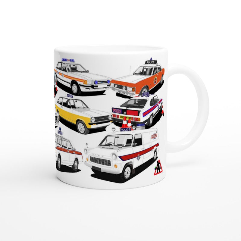 Classic Ford Police Cars Mug