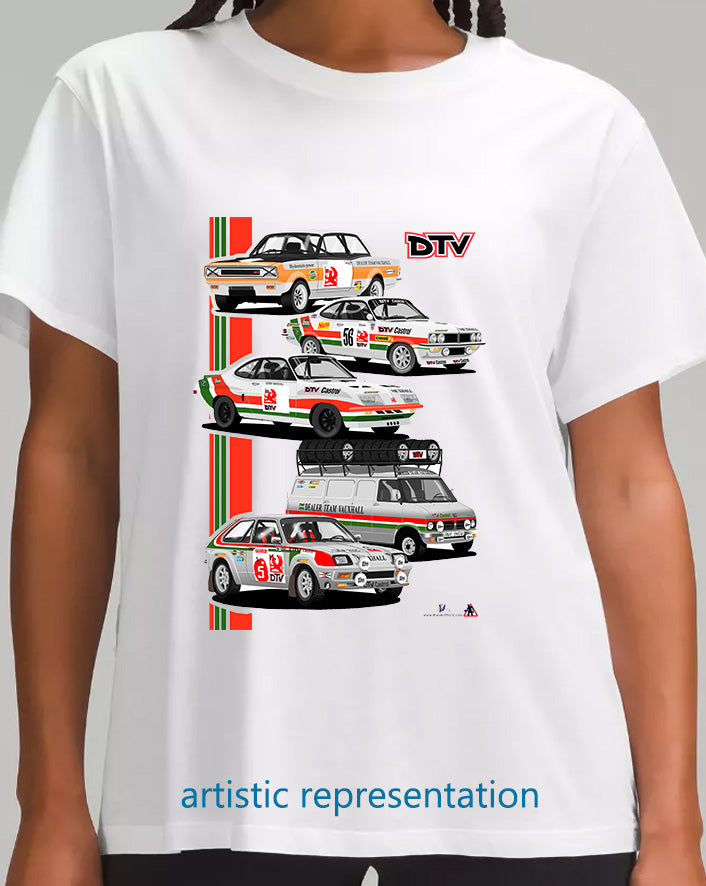 DTV Vauxhall collection Viva Firenza Chevette Art T Shirt