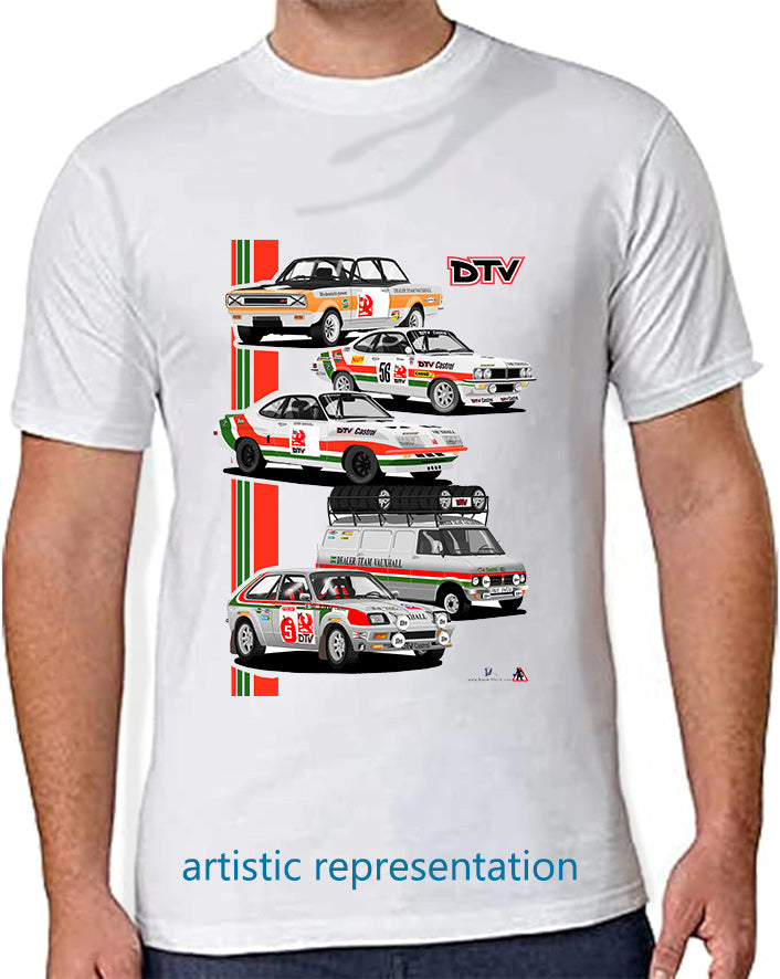 DTV Vauxhall collection Viva Firenza Chevette Art T Shirt