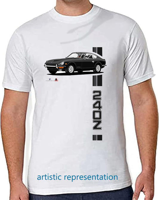 Datsun 240Z in Black T Shirt