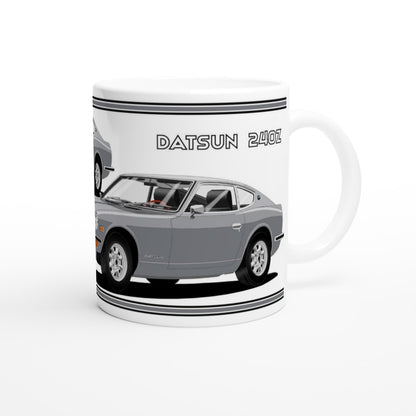 Datsun 240Z in Silver Art Mug