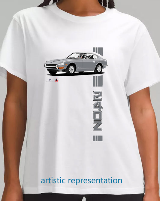 Datsun 240Z in Silver T Shirt