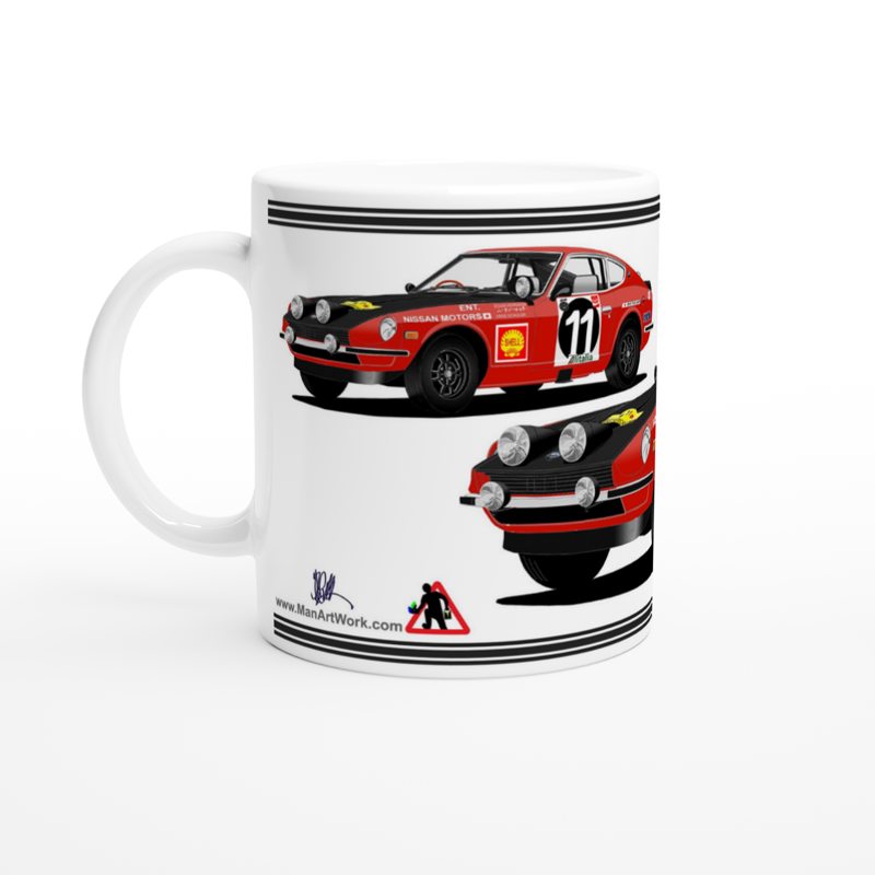 Datsun 240Z Rally Car Mug