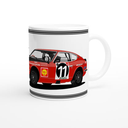 Datsun 240Z Rally Car Mug