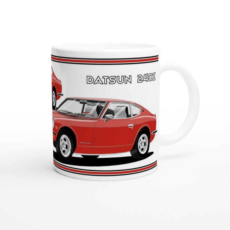 Datsun 240Z in Red Art Mug