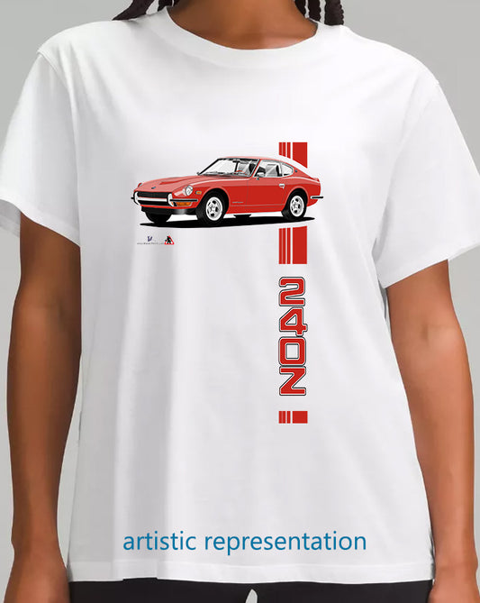 Datsun 240Z in Red T Shirt