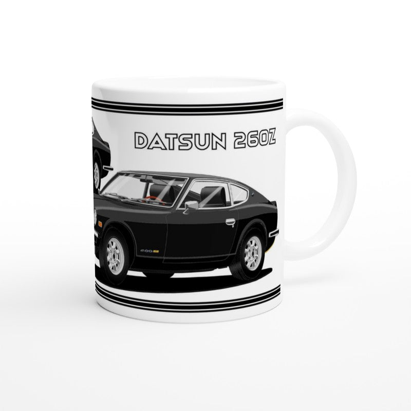 Datsun 260Z in Black Art Mug