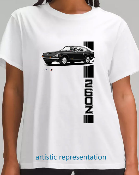 Datsun 260Z in Black Art T Shirt