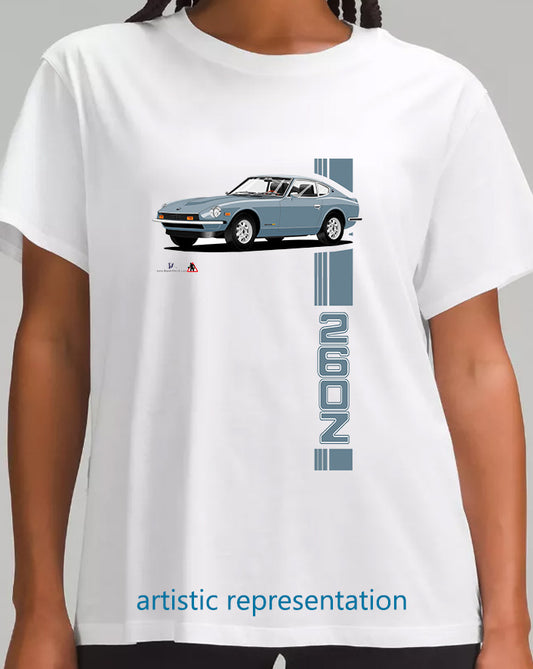 Datsun 260Z in Blue Art T Shirt