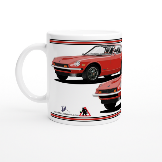 Datsun 260Z in Red Art Mug