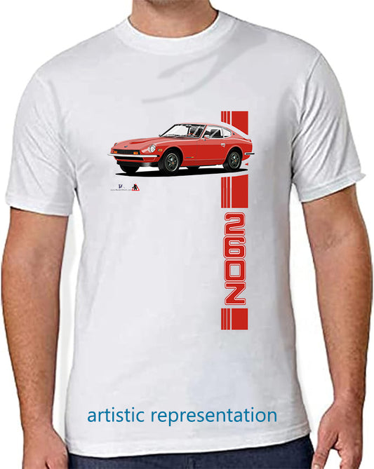 Datsun 260Z in Red Art T Shirt