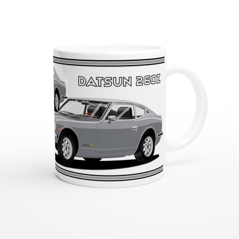 Datsun 260Z in Silver Art Mug
