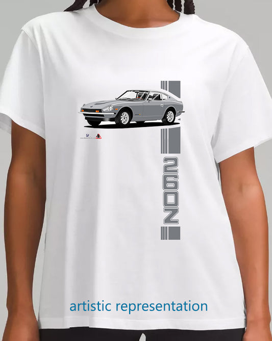 Datsun 260Z in Silver Art T Shirt