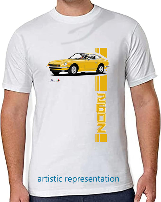 Datsun 260Z in Yellow Art T Shirt
