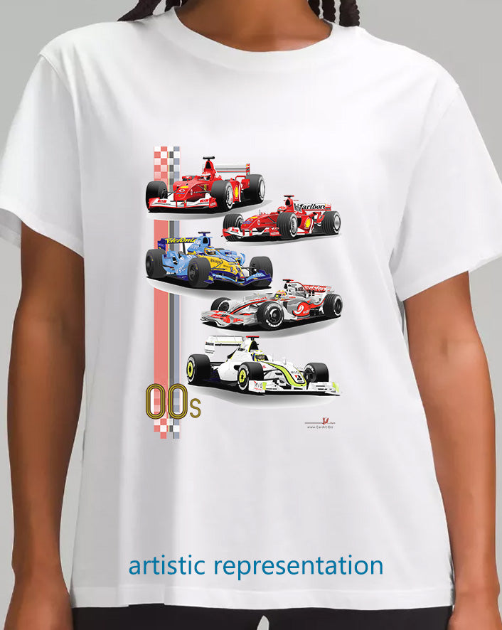 F1 Motor Racing 2000s T shirt