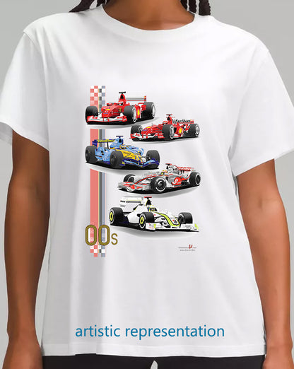 F1 Motor Racing 2000s T shirt