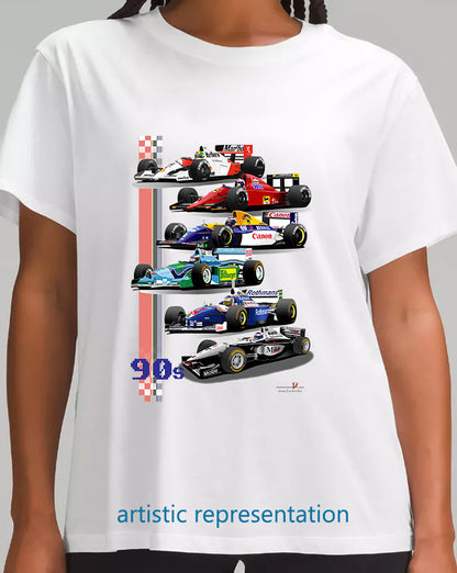 F1 Motor Racing 1990s T shirt