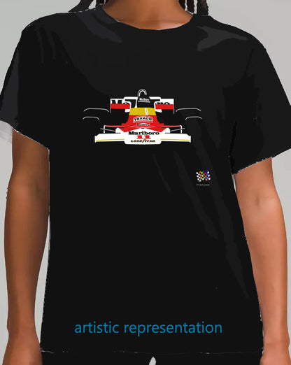 F1 Motor Racing McLaren M23 Hunt T Shirt