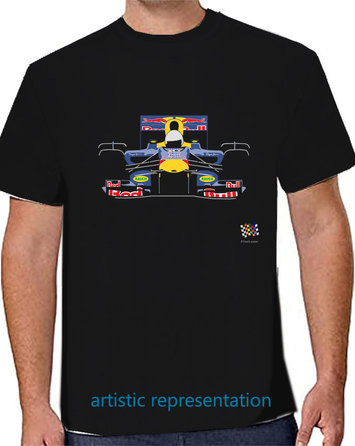 F1 Motor Racing Red Bull RB6 T Shirt