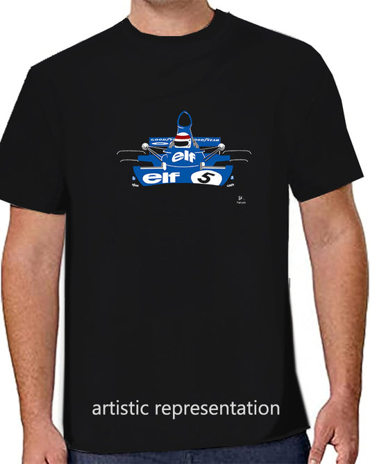 F1 Motor Racing Tyrrell 006 Stewart T Shirt