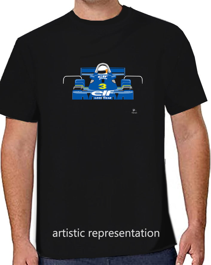 F1 Motor Racing Tyrrell P34 T Shirt
