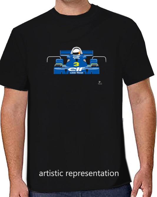 F1 Motor Racing Tyrrell P34 T Shirt