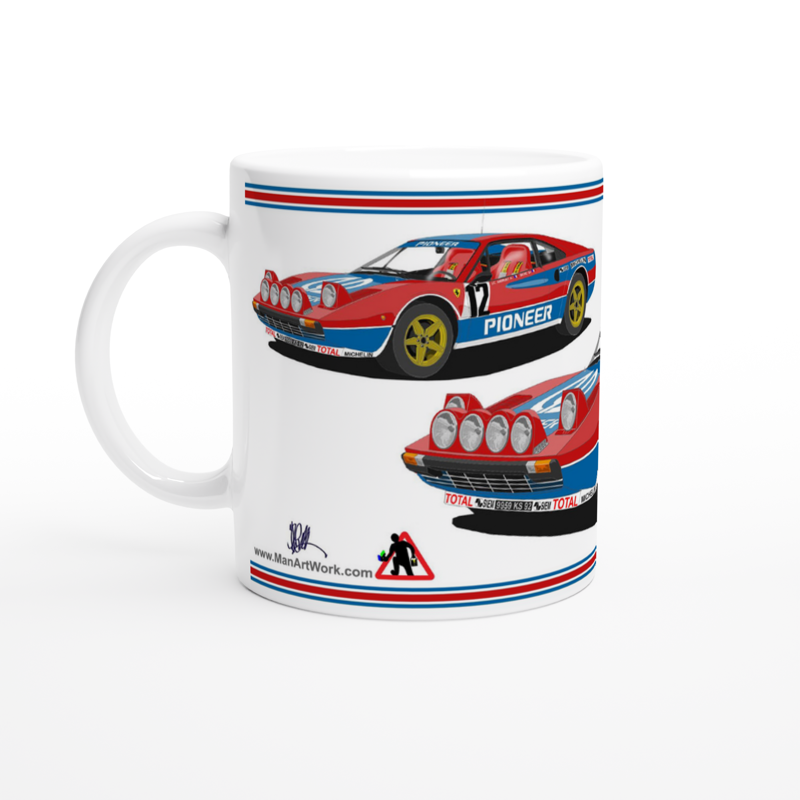 Ferrari 308 GTB Rally Mug